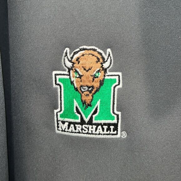 Thick We are Marshall Thundering Herd Softshell Bionic Apex Fleece Gray Jacket - Picture 2 of 7